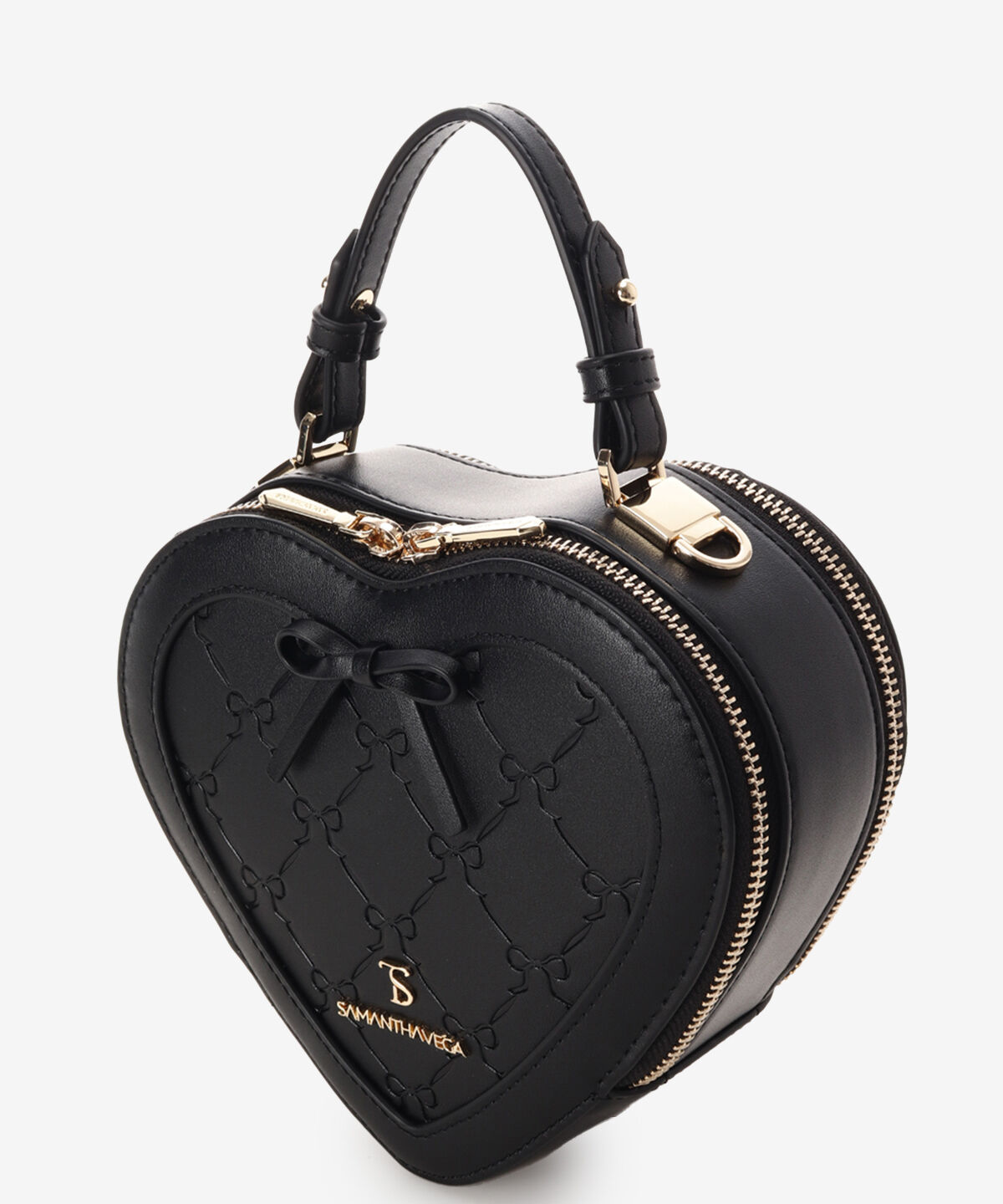 Samantha Vega「スタンピングリボンハート型ショルダーバッグ」|ショルダー・メッセンジャー|