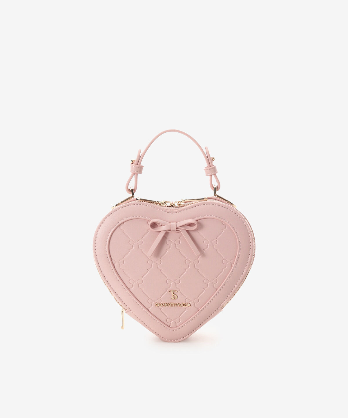 Samantha Vega「スタンピングリボンハート型ショルダーバッグ」|ショルダー・メッセンジャー|