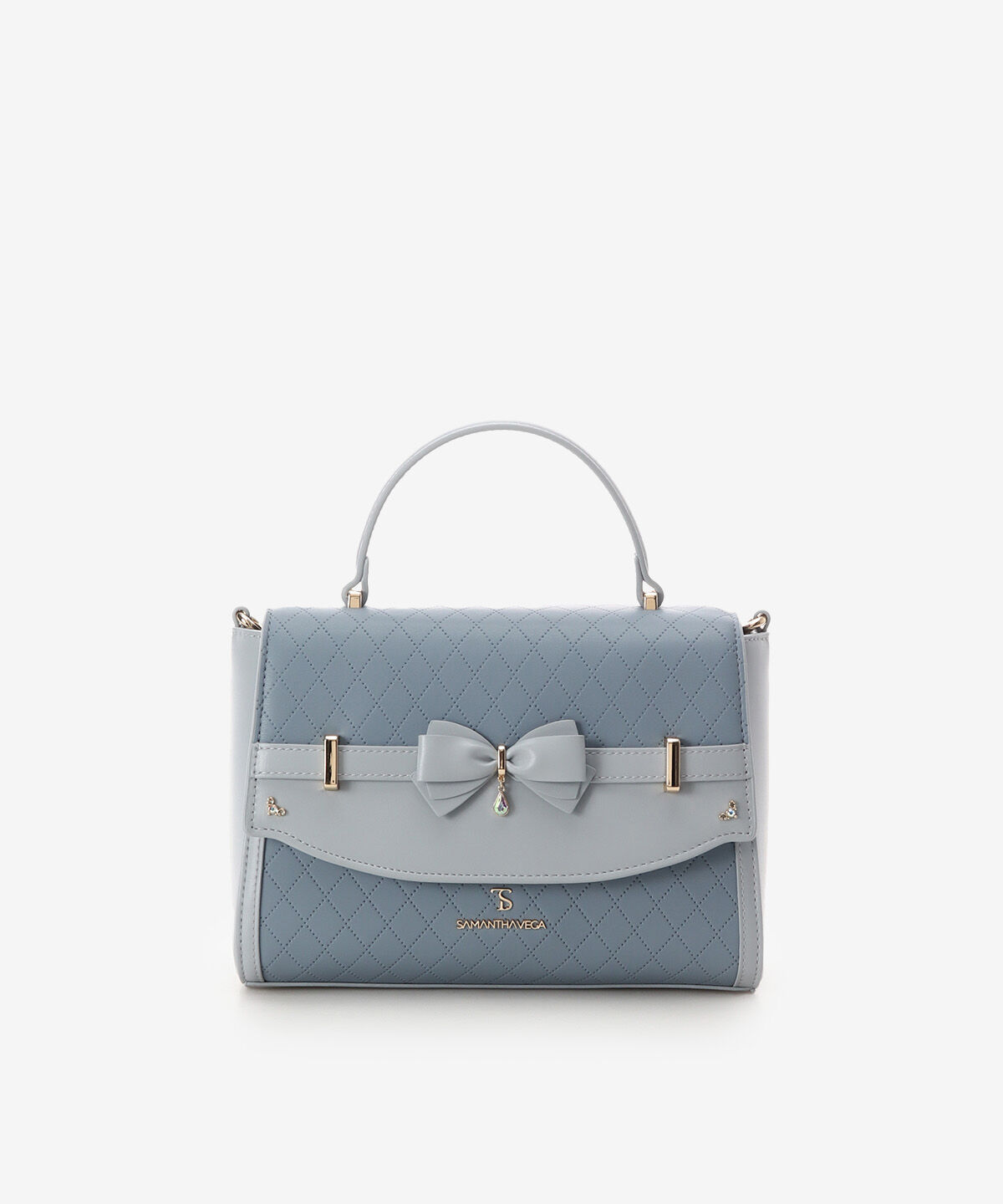 Samantha Vega「キルティングアクセントリボンショルダーバッグ」|ショルダー・メッセンジャー|