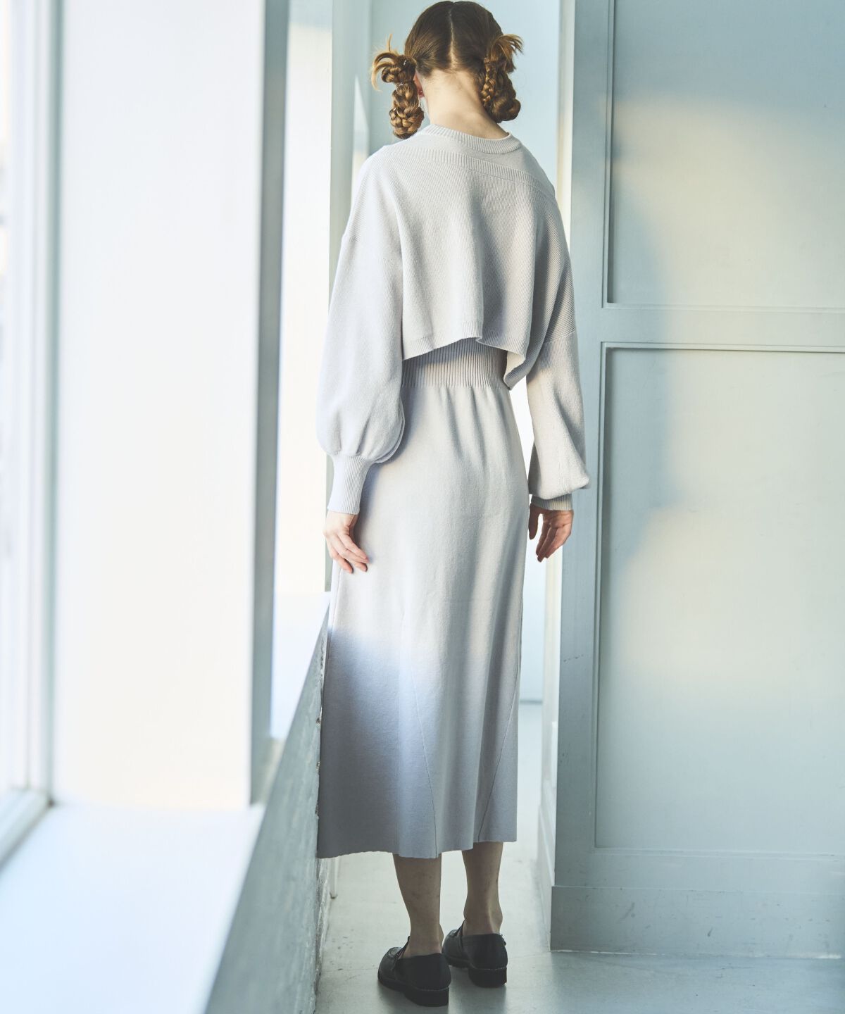 アンドクチュール「アンサンブルニットワンピース」|ワンピース|