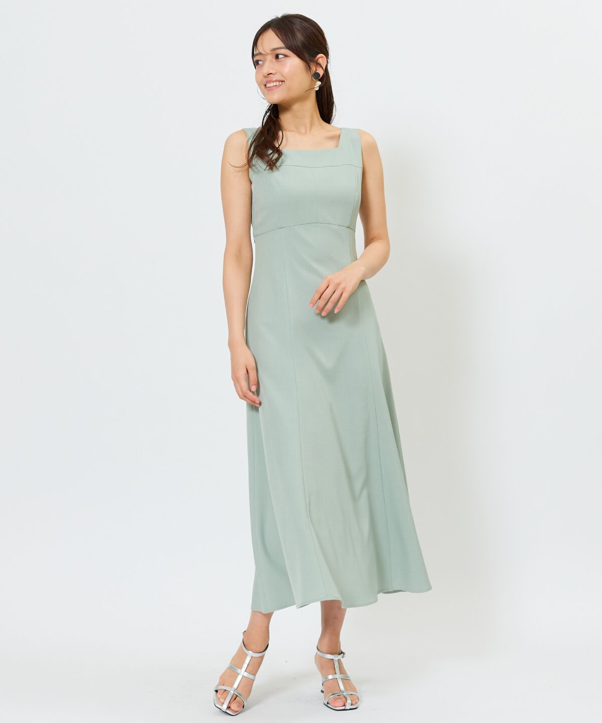 アンドクチュール「シアーシャツ＆ワンピースSET」|ワンピース|