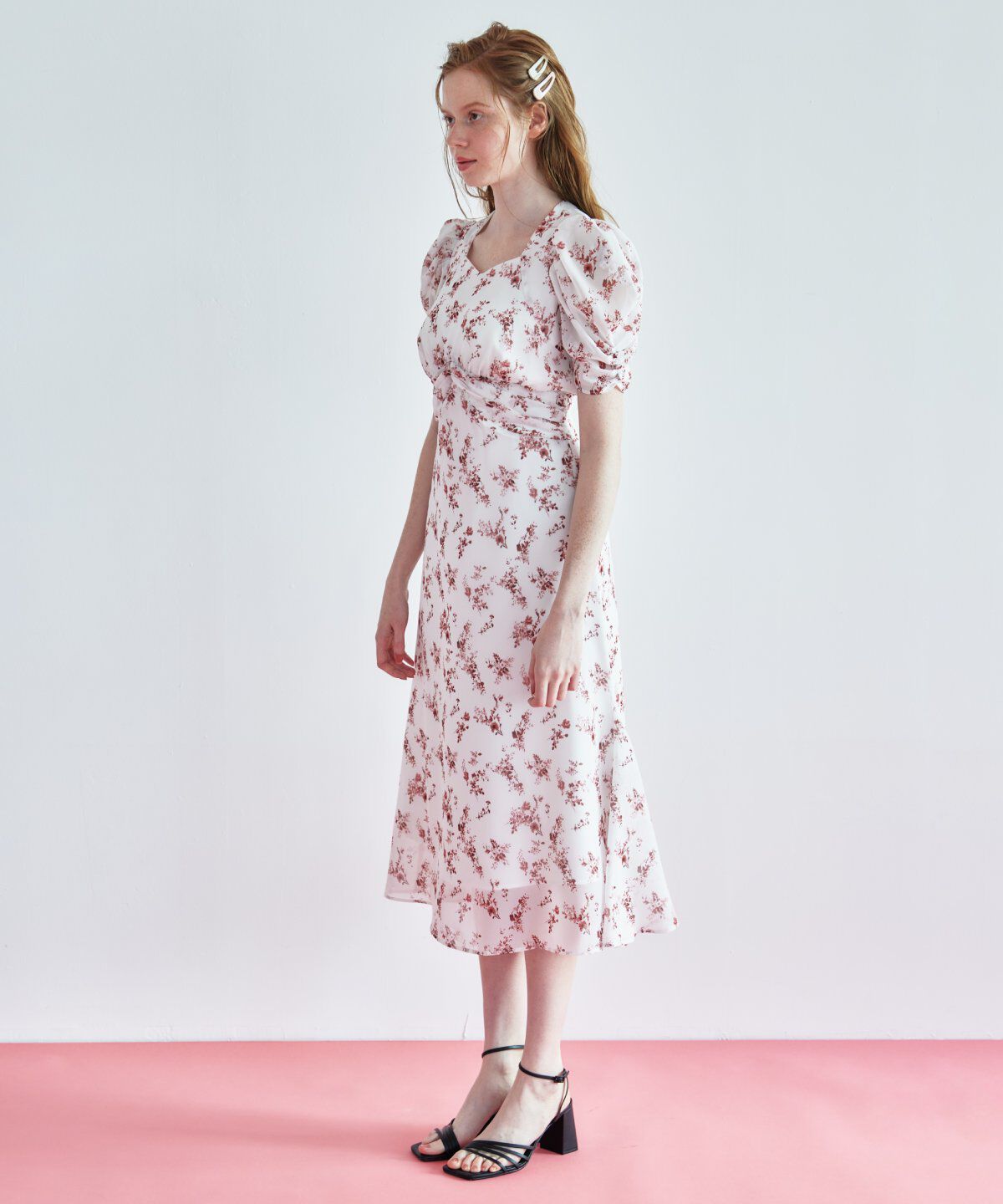 REDYAZEL「フラワープリントワンピース」|ワンピース|