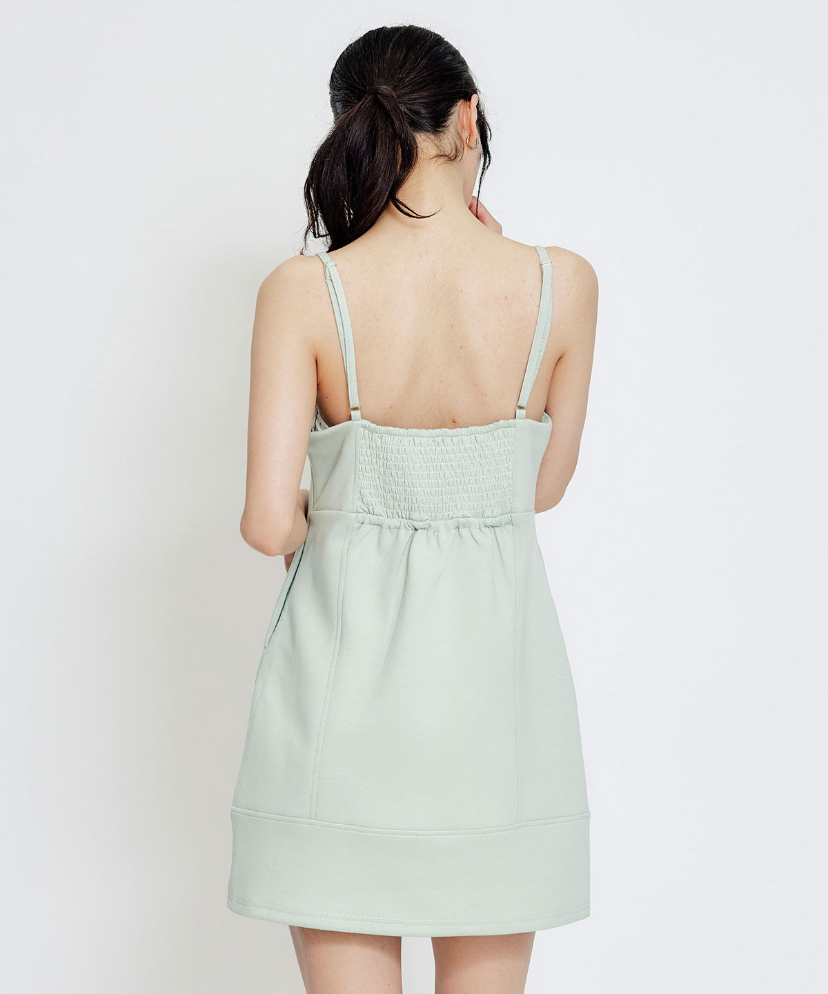 REDYAZEL「バイカラーステッチカットミニワンピース」|ワンピース|