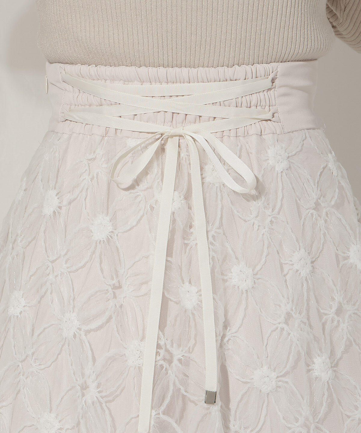 WILLSELECTION「フラワーチュールフレアスカート」|フレア|