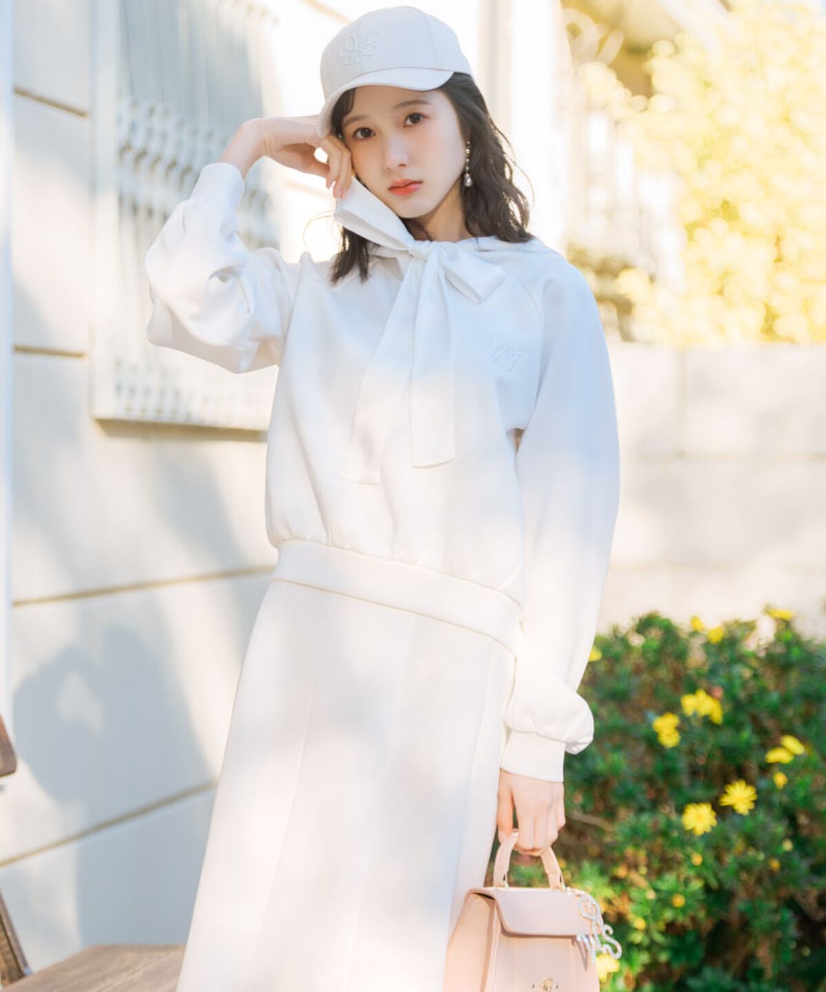 WILLSELECTION「リボンスウェットフーディー」|パーカー|