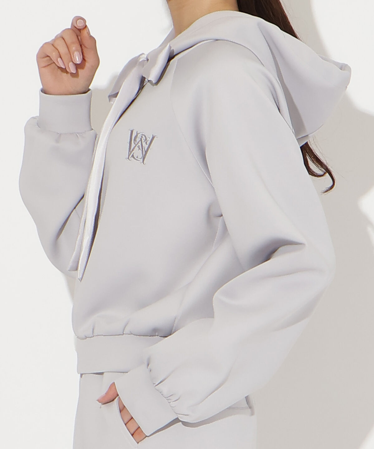 WILLSELECTION「リボンスウェットフーディー」|パーカー|