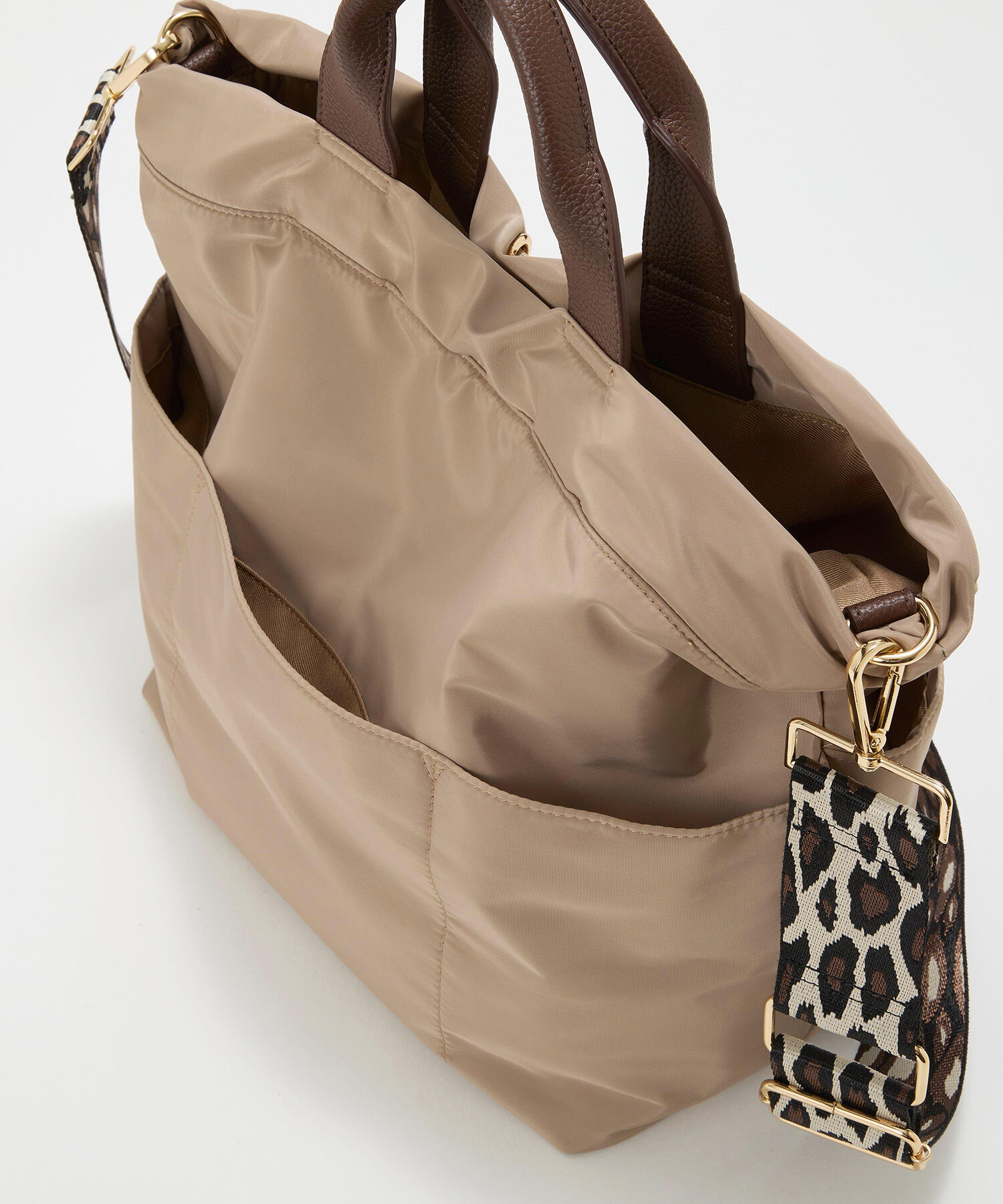 TOPKAPI TREASURE「【TREASURE TOPKAPI】ナイロン パターンベルト付き 2way トートバッグ / 8ポケット」|トートバッグ|