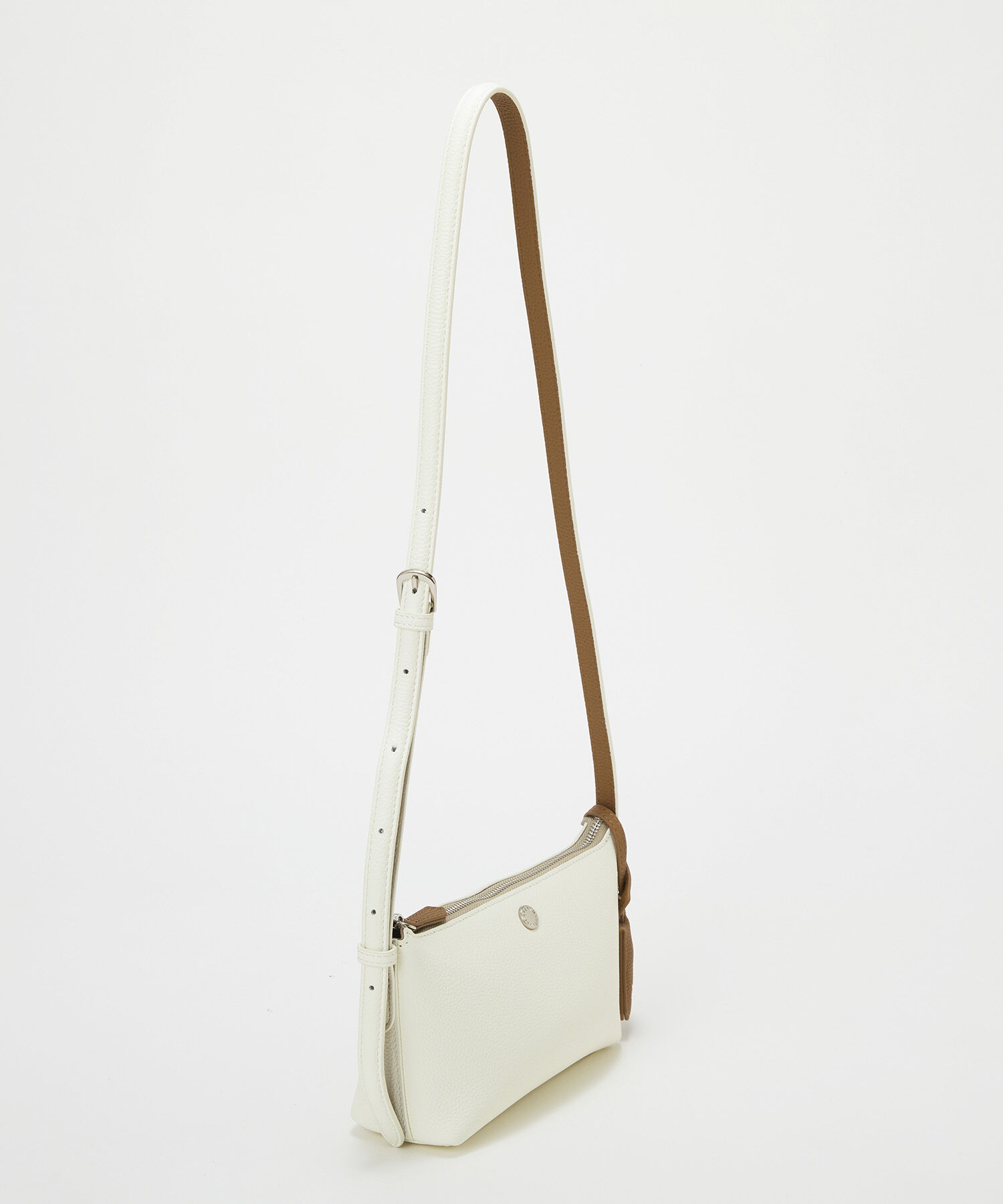 TOPKAPI BREATH「【Breath TOPKAPI】DUAL デュアル シュリンクレザー バイカラー ミニ ショルダーバッグ チャーム付き 」|ショルダー・メッセンジャー|