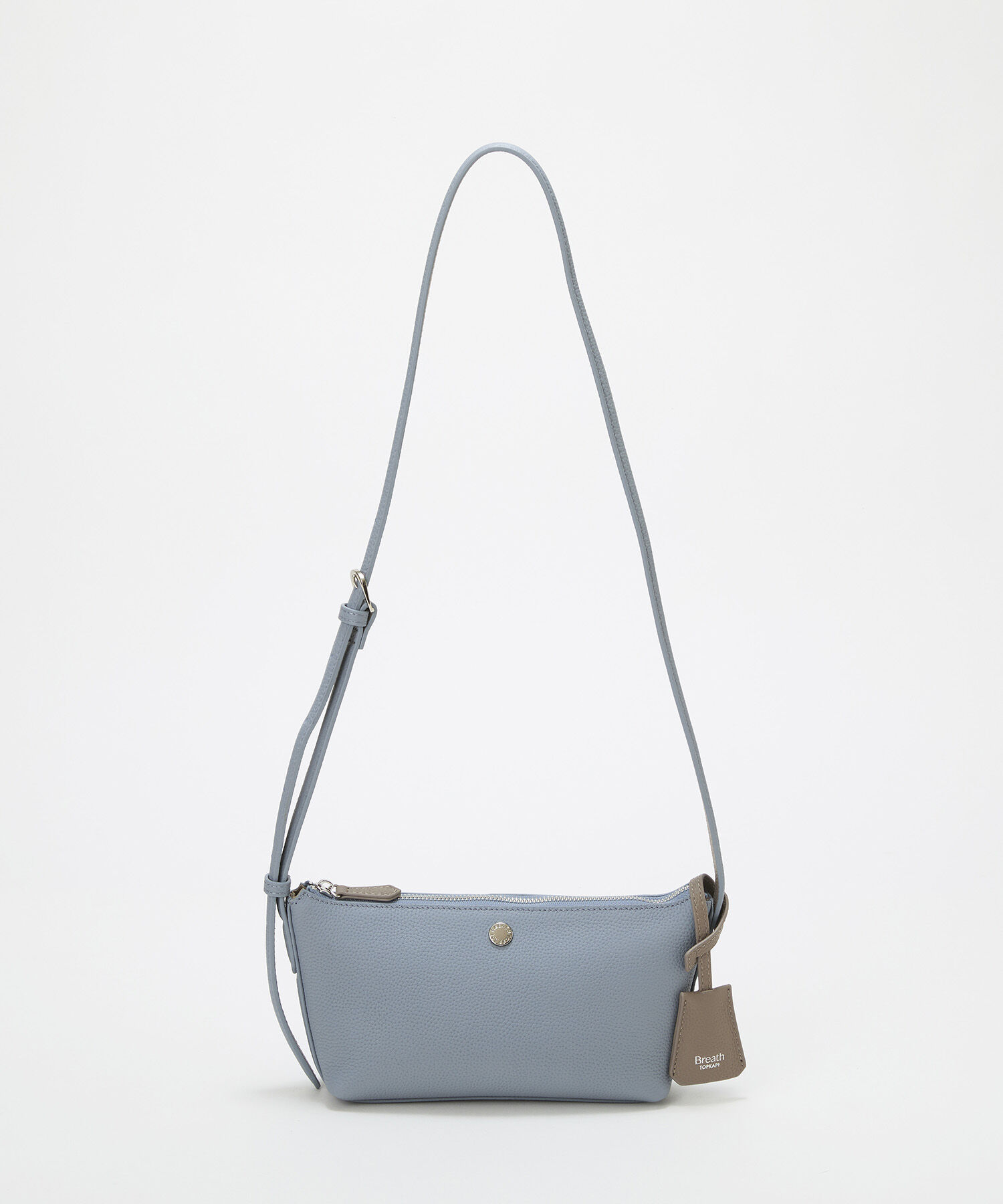 TOPKAPI BREATH「【Breath TOPKAPI】DUAL デュアル シュリンクレザー バイカラー ミニ ショルダーバッグ チャーム付き 」|ショルダー・メッセンジャー|