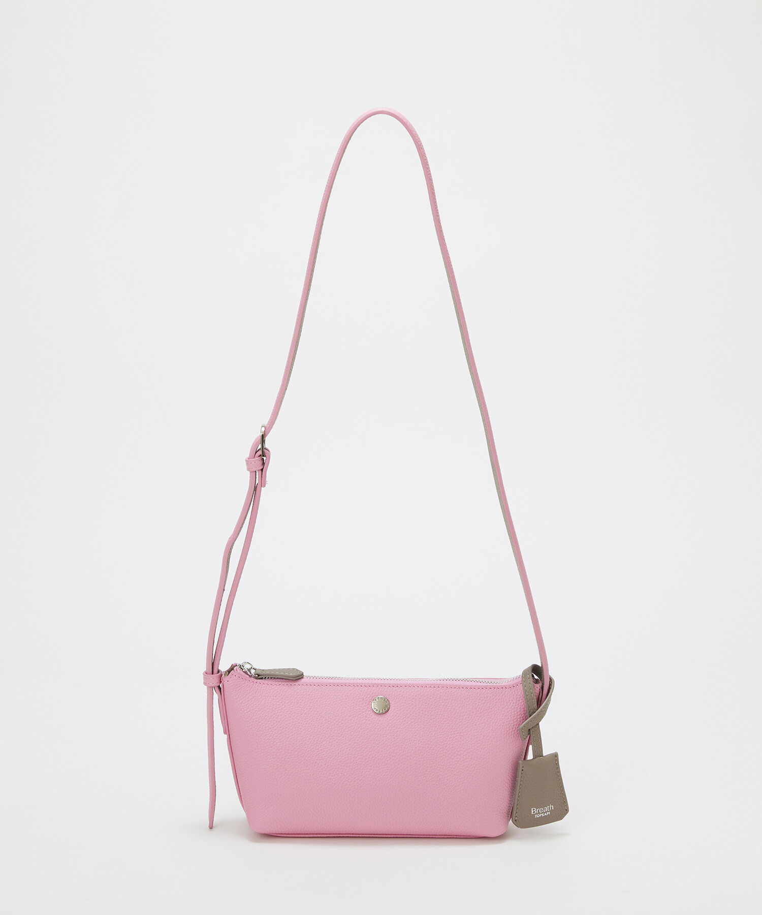 TOPKAPI BREATH「【Breath TOPKAPI】DUAL デュアル シュリンクレザー バイカラー ミニ ショルダーバッグ チャーム付き 」|ショルダー・メッセンジャー|