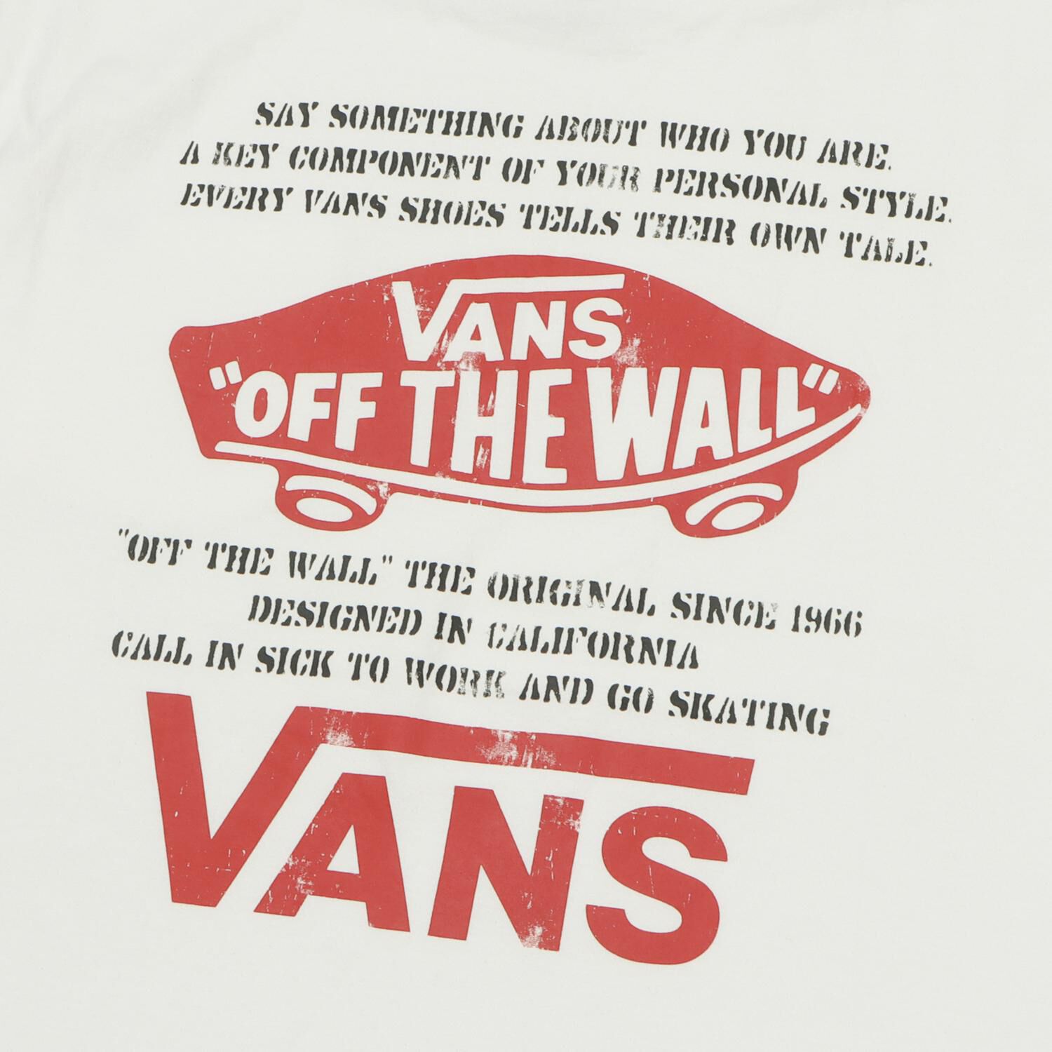 VANS「【VANSｱﾊﾟﾚﾙ(WJ)】M Say Something About TEE」|Tシャツ・カットソー|