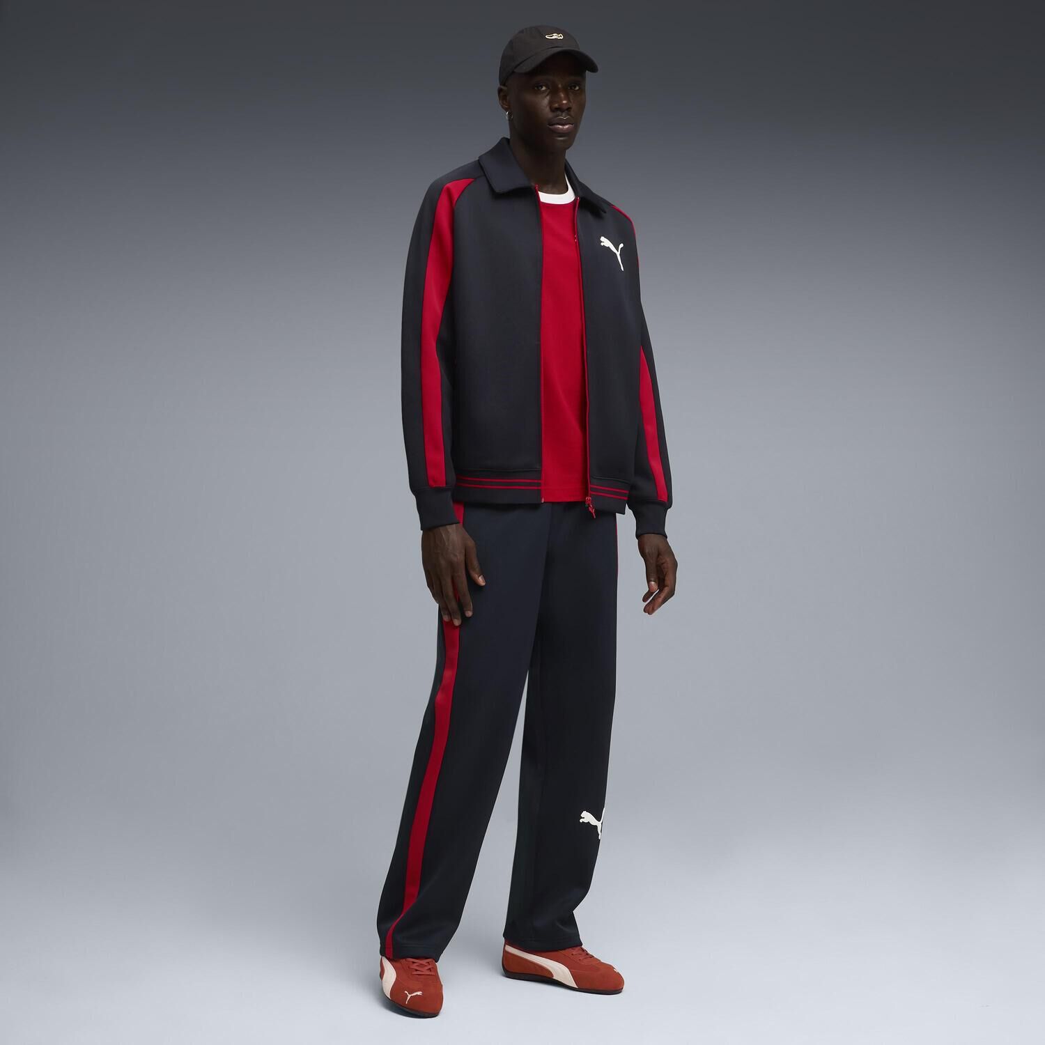 PUMA「【PUMA ｳｪｱ】M T7 RELAXED BIG CAT TRACK PT」|チノ|