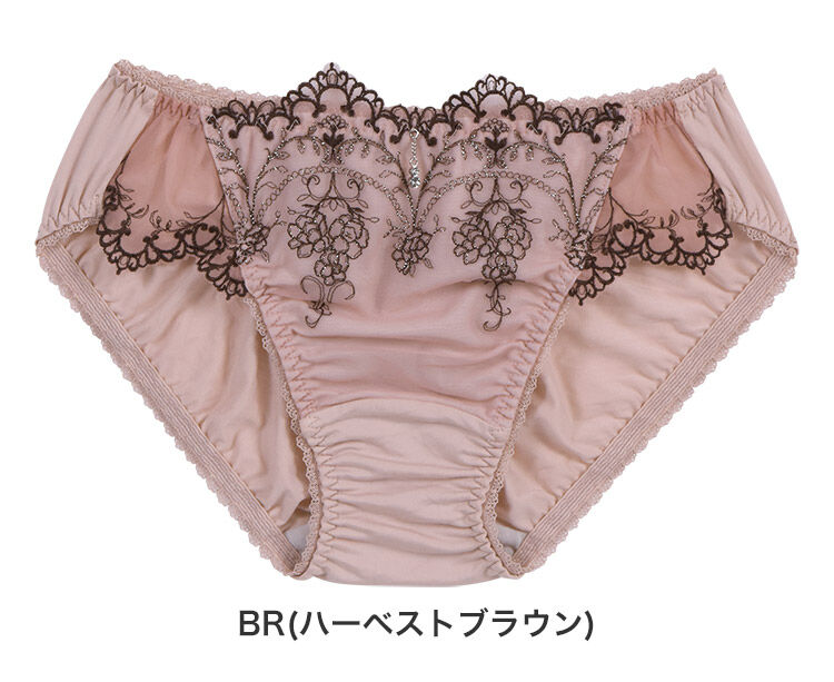 intesucre「アンテシュクレ narue&times;intesucre IBT367ペア スタンダードショーツ ISP367」|インナー|BR