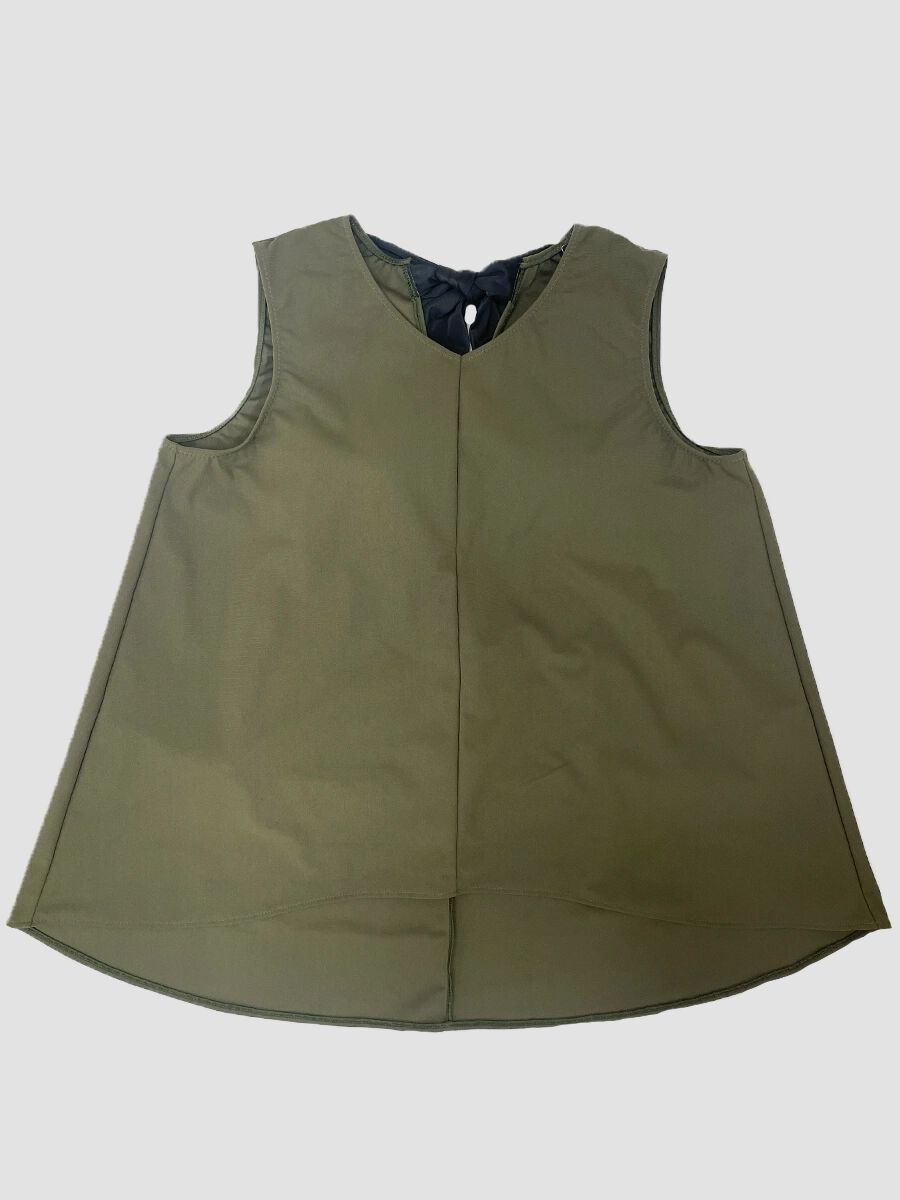 ALBOVE「UVカットフレアノースリーブ水着/トップス」|ビキニ|