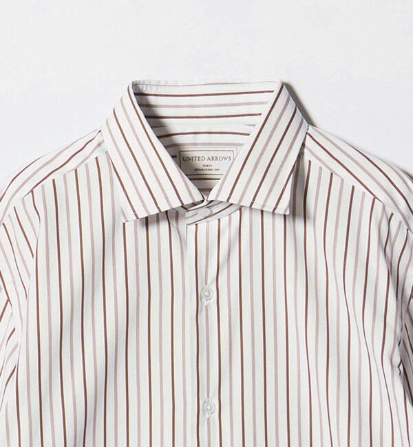 UNITED ARROWS「THOMAS MASON/トーマスメイソン オルタネートストライプ セミワイドカラー シャツ」|シャツ・ブラウス|