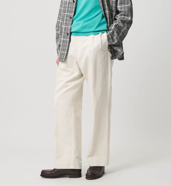 UNITED ARROWS「ラミーブレンド 2プリーツ ニドムチノ 「SLOW &　」」|チノ|