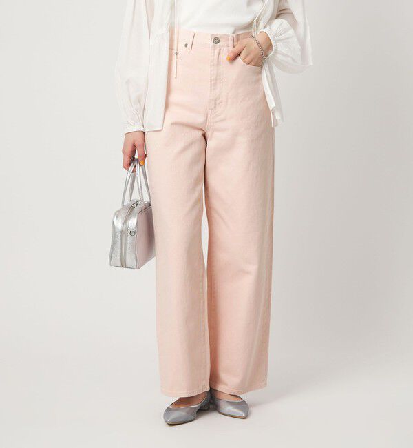 UNITED ARROWS green label relaxing「［size SHORT/TALLあり］ワイド デニム パンツ」|デニム|