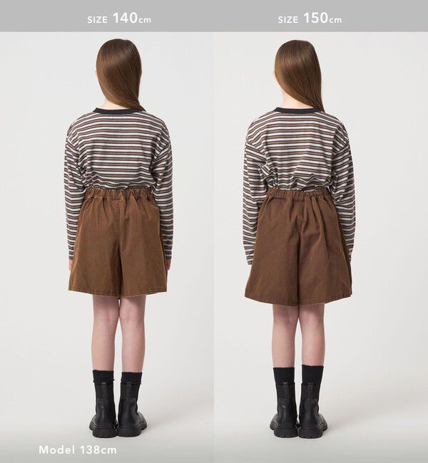 UNITED ARROWS green label relaxing「ツイルラップ キュロットパンツ / キッズ  100cm-160cm」|その他|