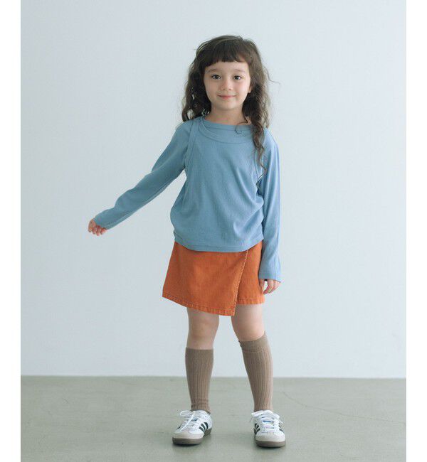 UNITED ARROWS green label relaxing「ツイルラップ キュロットパンツ / キッズ  100cm-160cm」|その他|ORANGE