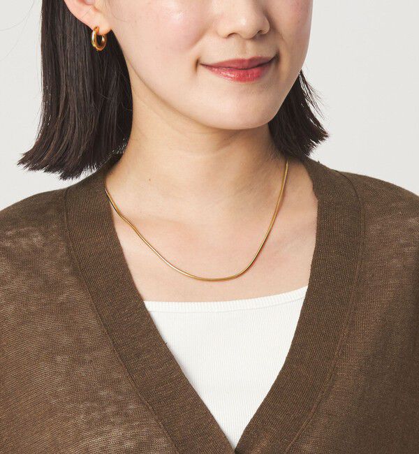 UNITED ARROWS green label relaxing「フレンチリネン Vネック カーディガン ウォッシャブル」|カーディガン|