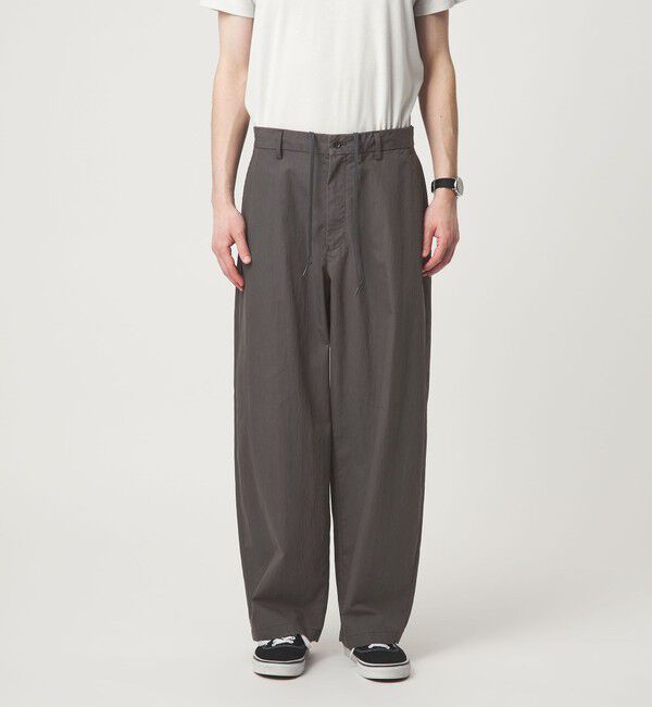 UNITED ARROWS green label relaxing「コットン ナイロン バレル ワイド イージーパンツ W4」|その他|