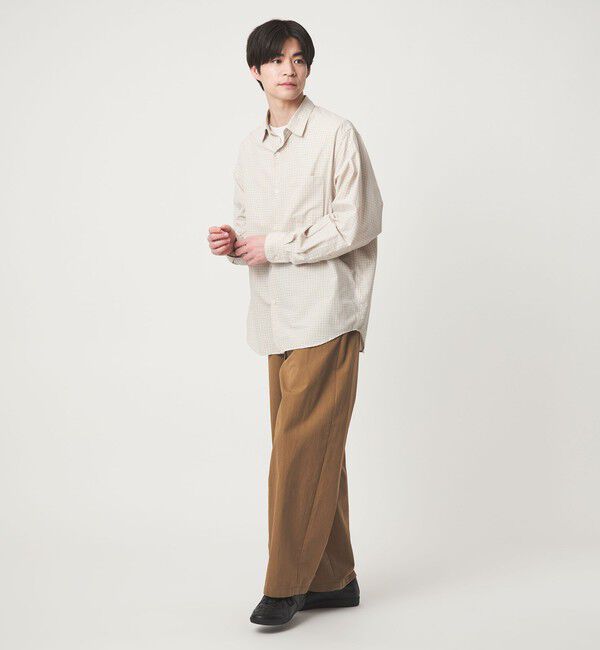 UNITED ARROWS green label relaxing「コットン ナイロン バレル ワイド イージーパンツ W4」|その他|