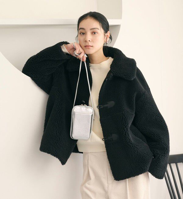 BEAUTY&YOUTH UNITED ARROWS「レザー ジップスリム ウォレットショルダー」|ショルダー・メッセンジャー|