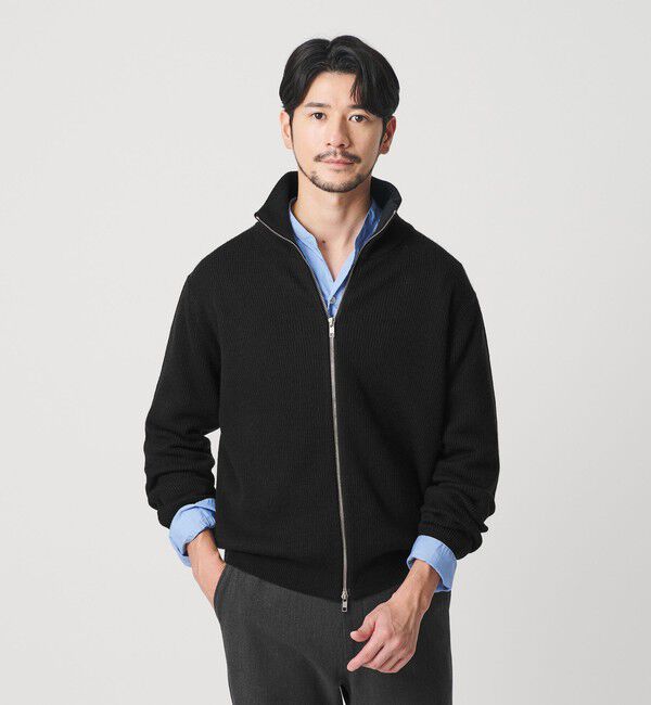 BEAUTY&YOUTH UNITED ARROWS「【WEB限定 WARDROBE SMART】ウォッシャブル ドライバーズジャケット」|カーディガン|