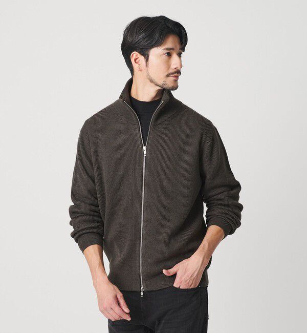 BEAUTY&YOUTH UNITED ARROWS「【WEB限定 WARDROBE SMART】ウォッシャブル ドライバーズジャケット」|カーディガン|