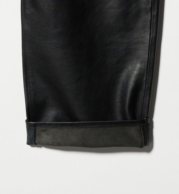 NICE WEATHER「＜NICE WEATHER＞バッファローレザー 5ポケットパンツ」|チノ|