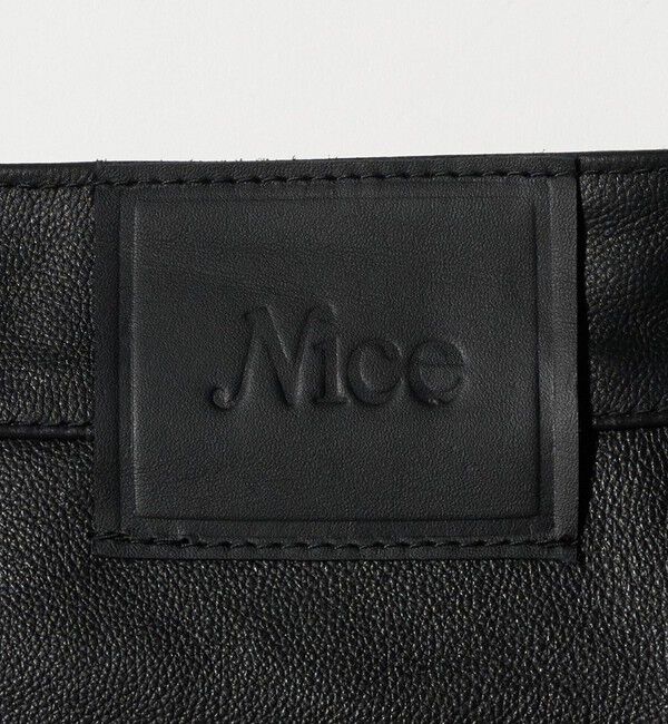 NICE WEATHER「＜NICE WEATHER＞バッファローレザー 5ポケットパンツ」|チノ|