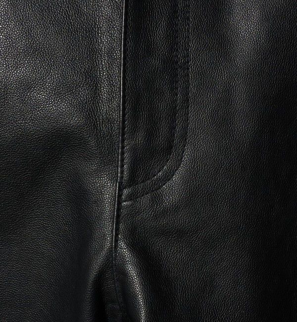 NICE WEATHER「＜NICE WEATHER＞バッファローレザー 5ポケットパンツ」|チノ|