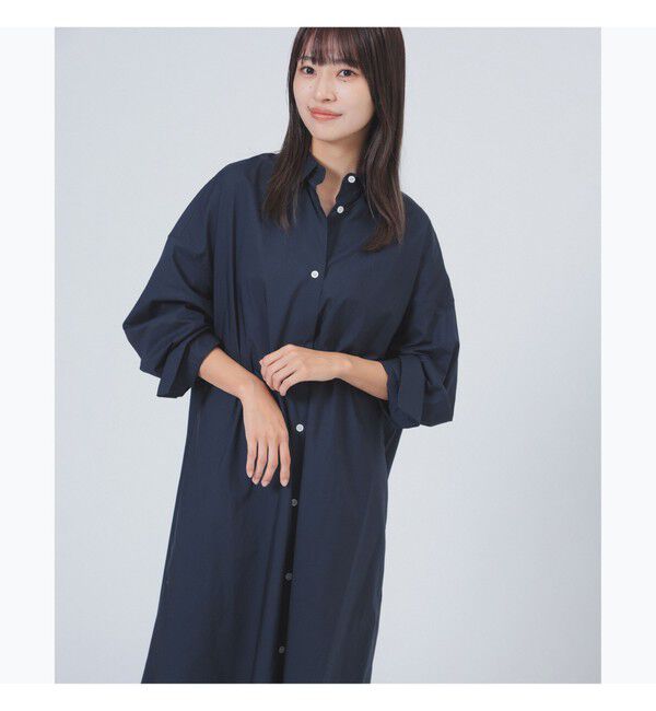 Demi-Luxe BEAMS 「タイプライター シャツ ワンピース」|ワンピース|