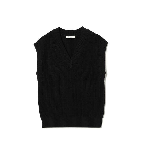 Demi-Luxe BEAMS 「コットン 畦編みベスト」|ニット・セーター|
