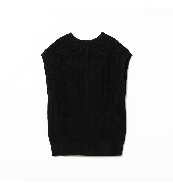 Demi-Luxe BEAMS 「コットン 畦編みベスト」|ニット・セーター|