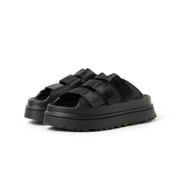 Ray BEAMS 「UGG(R) / GoldenGlow Slide」|サンダル|BLACK