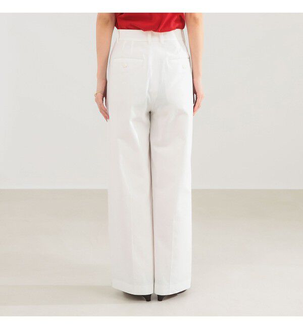 Demi-Luxe BEAMS 「AK+1 / インタック セミワイド パンツ」|チノ|