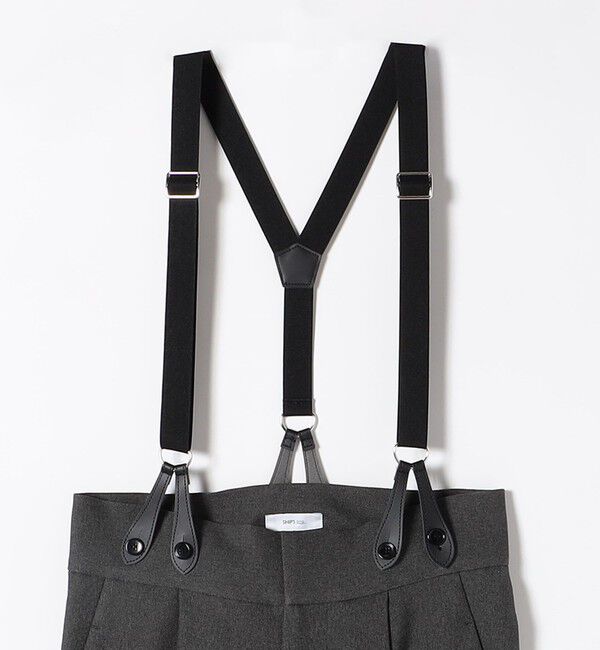 SHIPS any「SHIPS any:〈洗濯機可能〉マニッシュ サスペンダー ワイド パンツ」|その他|