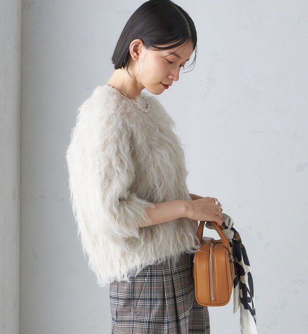 SHIPS for women「〈手洗い可能〉シャギー ファー プルオーバー」|ニット・セーター|