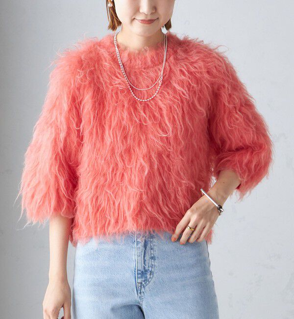 SHIPS for women「〈手洗い可能〉シャギー ファー プルオーバー」|ニット・セーター|