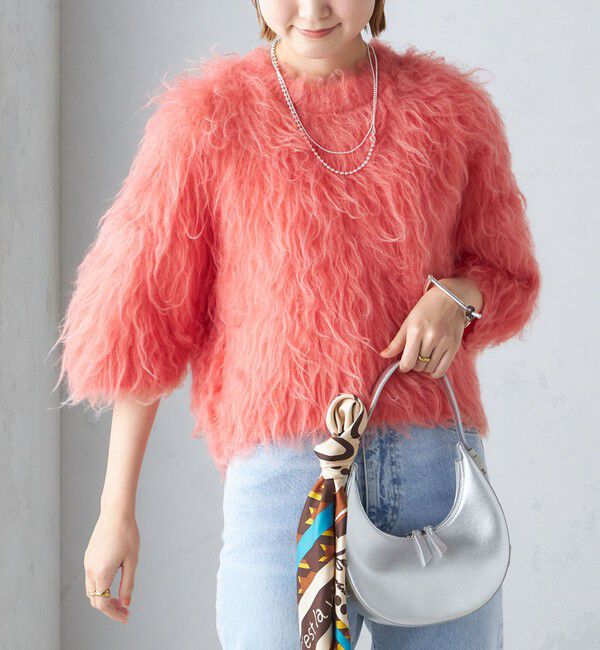 SHIPS for women「〈手洗い可能〉シャギー ファー プルオーバー」|ニット・セーター|