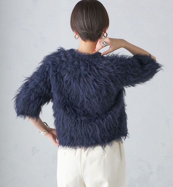 SHIPS for women「〈手洗い可能〉シャギー ファー プルオーバー」|ニット・セーター|