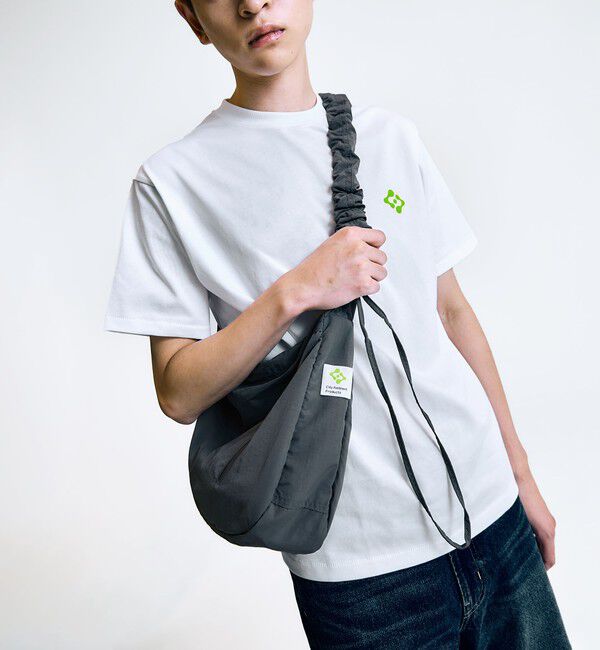 SHIPS「City Ambient Products: クランプル ムーン ギャザーショルダー バッグ」|ショルダー・メッセンジャー|