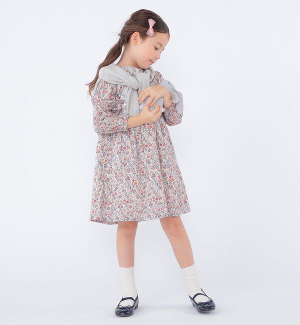 SHIPS KIDS「SHIPS KIDS:100～130cm / リバティ 長袖 ワンピース」|ワンピース|