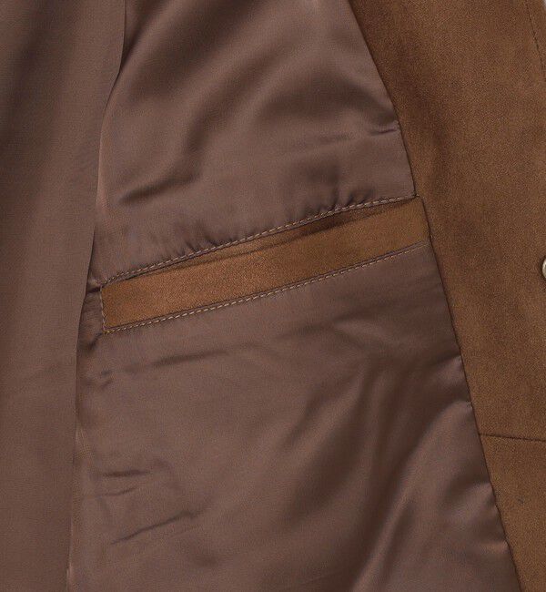 SHIPS「SHIPS: ポリエステル フェイク スエード コーチ ブルゾン」|ブルゾン・スタジャン|