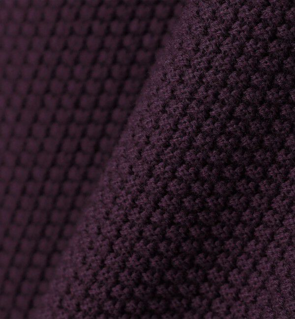 SHIPS「SHIPS:〈手洗い可能〉TEXBRID(R) コットン ウール ピケ クルーネック ニット」|ニット・セーター|