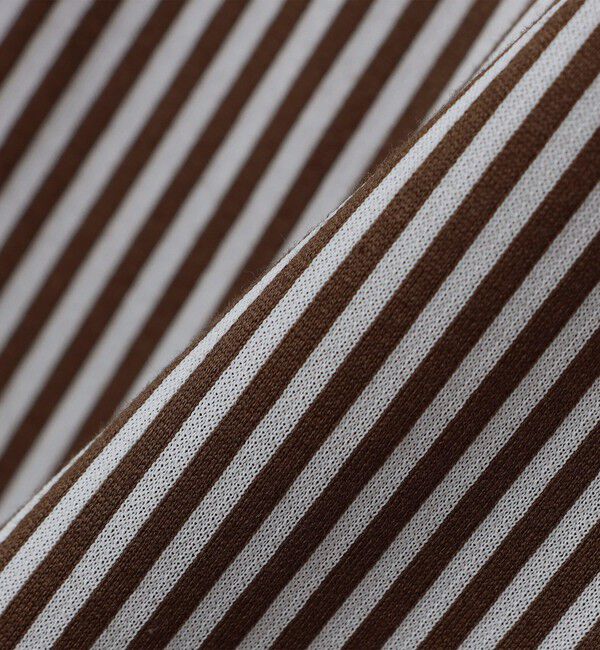 SHIPS「SHIPS: ジャージー ロンドンストライプ ワンピースカラー シャツ」|Tシャツ・カットソー|