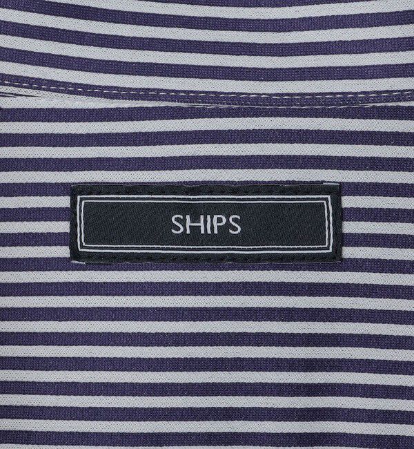 SHIPS「SHIPS: ジャージー ロンドンストライプ ワンピースカラー シャツ」|Tシャツ・カットソー|