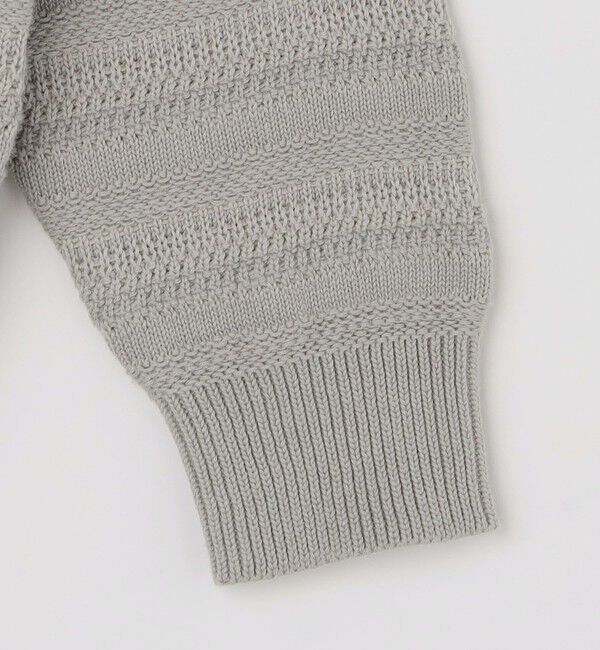 SHIPS「City Ambient Products: 〈手洗い可能〉7ゲージ ランダム ボーダー クルーネック ニット」|ニット・セーター|