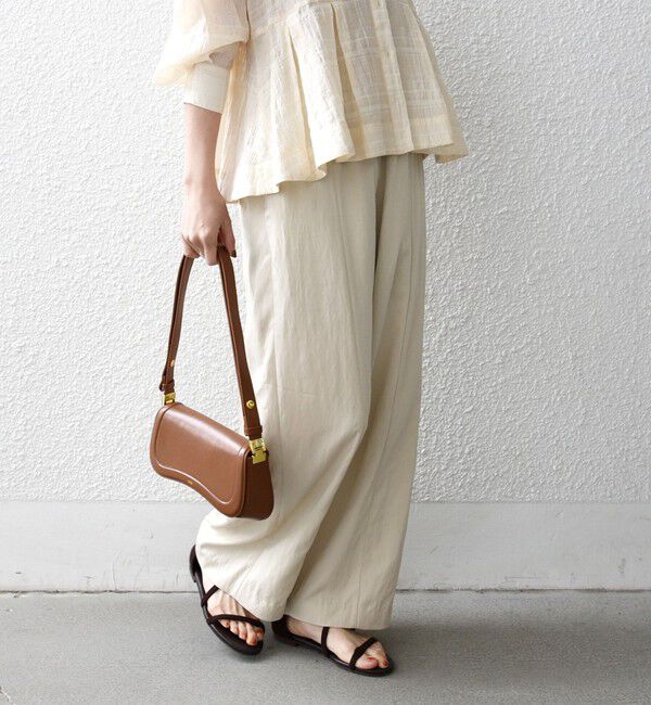 SHIPS any「《予約》SHIPS any:〈洗濯機可能〉ツイル センター シーム ワイド イージー パンツ」|その他|